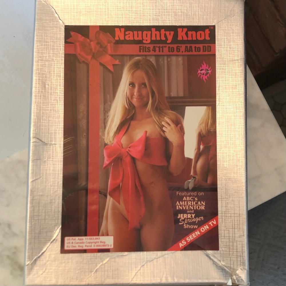 NWT Naughty Knot lingerie, fits AA to DD